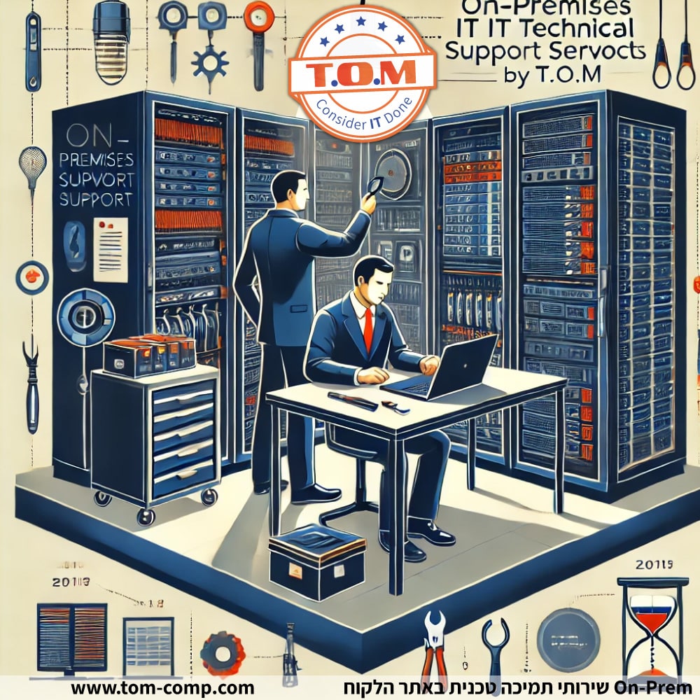 Prem Service On-Prem Support - חברת T.O.M - השותף שלכם ליצירת שקט